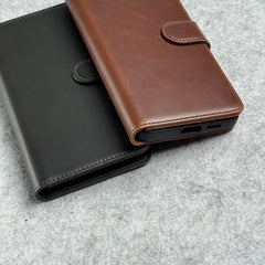 Samsung Galaxy S25 Edge Leather Flip 2 in 1 Detachable Front and Back Wallet Case Cover