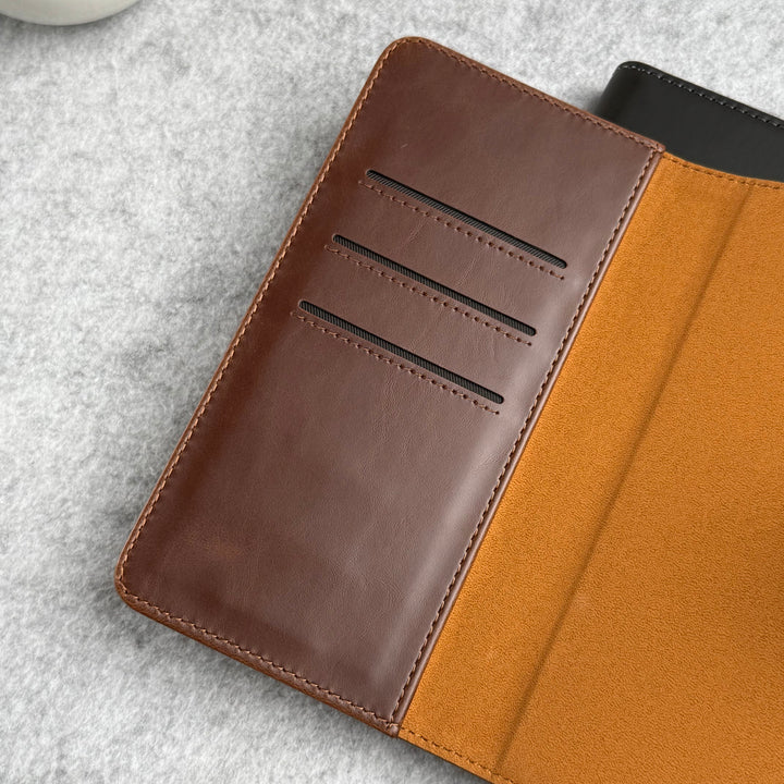 Samsung Galaxy S25 Edge Leather Flip 2 in 1 Detachable Front and Back Wallet Case Cover