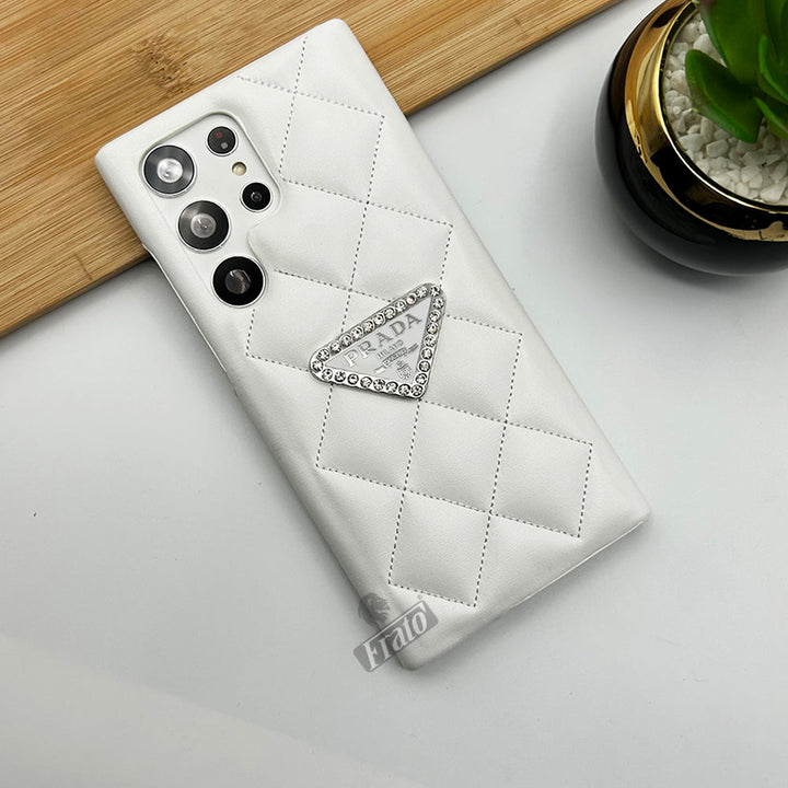 Samsung Galaxy S22 Ultra Puff Edition PU Leather Case Cover