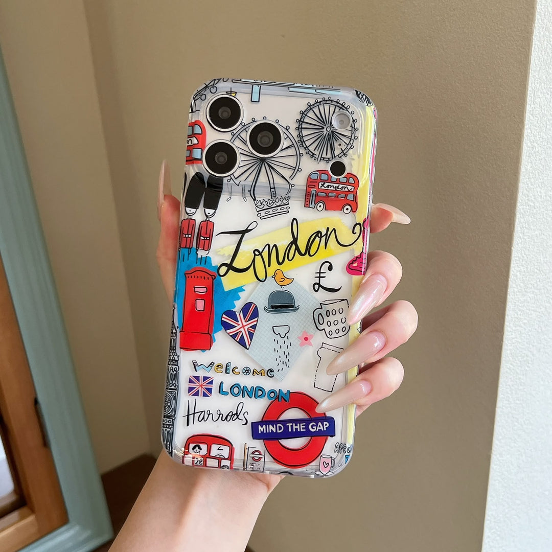 Premium Travel City Collection Designer Protective Case for iPhone
