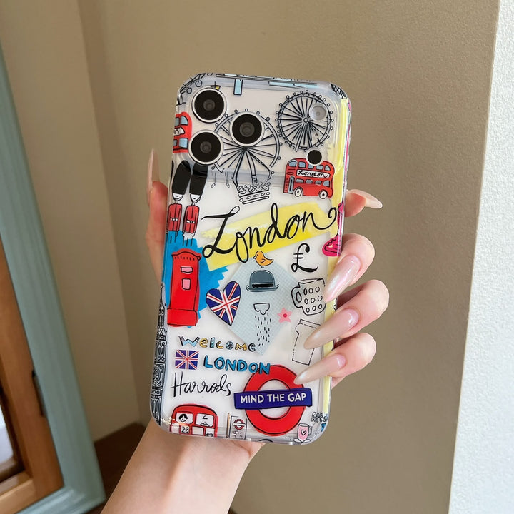 Premium Travel City Collection Designer Protective Case for iPhone