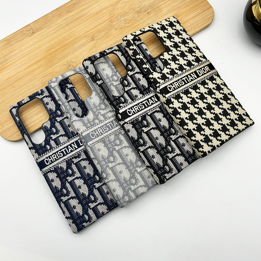 Samsung Galaxy S24 Ultra Luxury CD Brand Design Case Cover