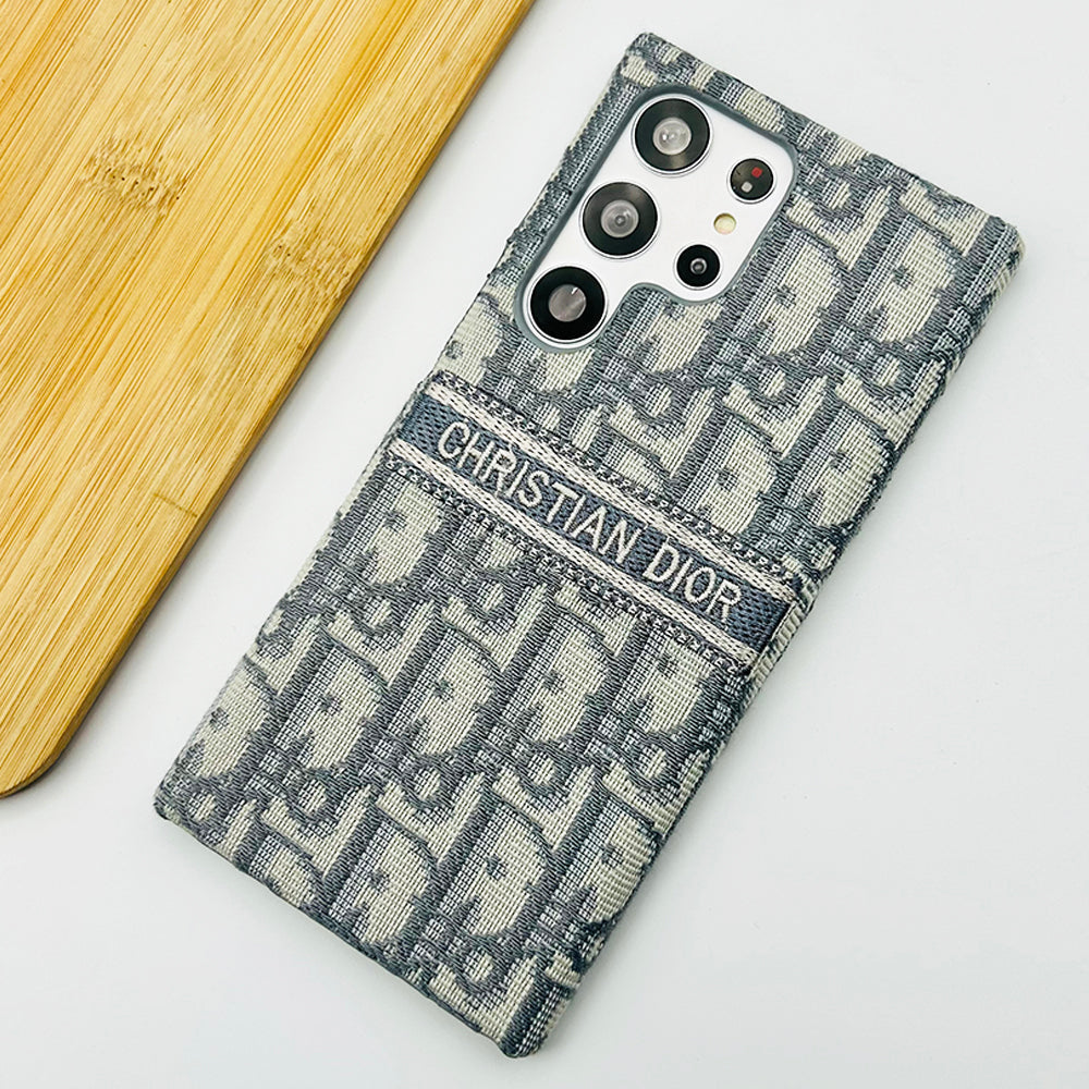 Samsung Galaxy S24 Ultra Luxury CD Brand Design Case Cover