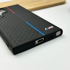 Samsung Galaxy S24 Ultra M Series Sports Car Logo dual Shade Design Case Cover