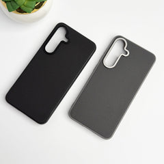 Samsung Galaxy S24 Frosted Dotted Case Cover With Metal Camera Bumper