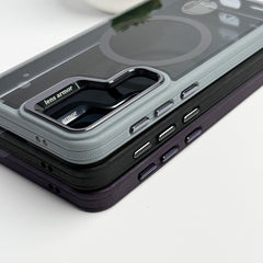 SamSung Galaxy S24 Plus Acrylic Shield Shockproof MagSafe Case With Metal Camera Ring