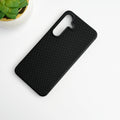 Samsung Galaxy S24 Frosted Dotted Case Cover With Metal Camera Bumper