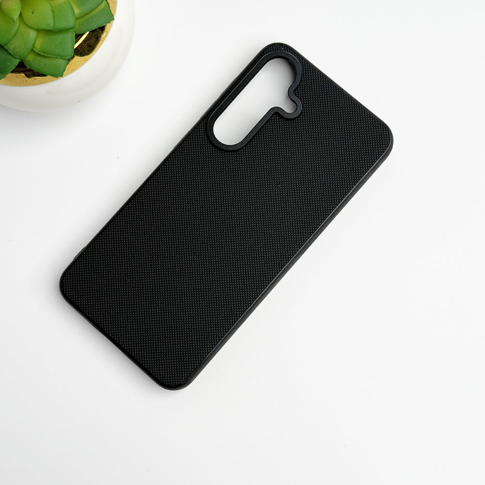 Samsung Galaxy S24 Frosted Dotted Case Cover With Metal Camera Bumper