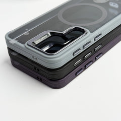 SamSung Galaxy S24 Plus Acrylic Shield Shockproof MagSafe Case With Metal Camera Ring