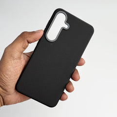 Samsung Galaxy S24 Frosted Dotted Case Cover With Metal Camera Bumper