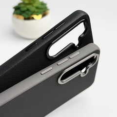 Samsung Galaxy S24  Plus Frosted Dotted Case Cover With Metal Camera Bumper