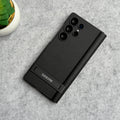 Samsung Galaxy S25 Ultra Flip Leather Bracket Card Holder Kick Stand Case