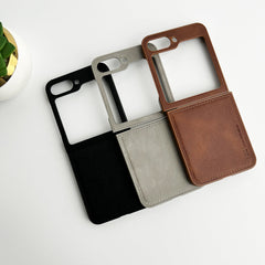 Samsung Galaxy Z Flip 6 PU Leather Case Cover