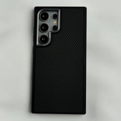 Samsung Galaxy S24 Ultra Premium Carbon Fiber Texture MagSafe Magnetic Case Cover