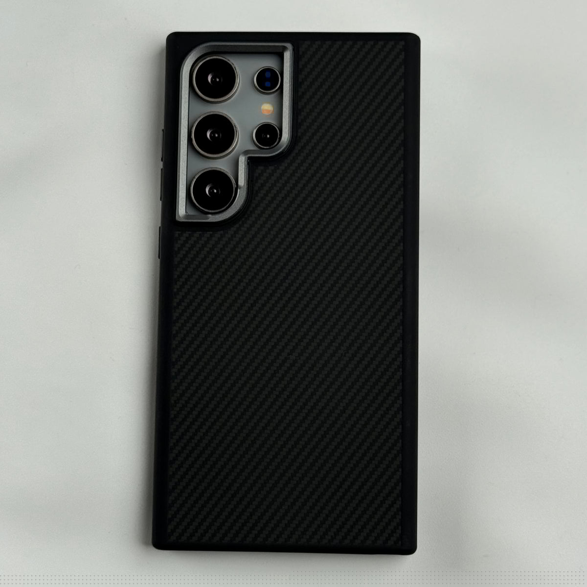 Samsung Galaxy S24 Ultra Premium Carbon Fiber Texture MagSafe Magnetic Case Cover