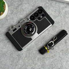 Samsung S22 Ultra 3D Retro Vintage Camera Case Cover