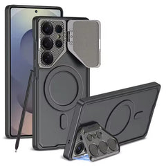 Samsung Galaxy S25 Ultra Lens Protection Fully Metal Bracket Hard Shell Case