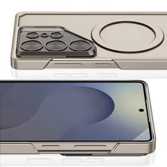 Samsung Galaxy S25 Ultra Lens Protection Fully Metal Bracket Hard Shell Case