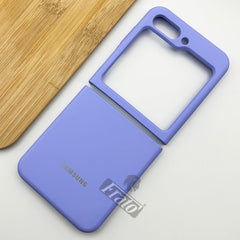 Samsung Galaxy Z Flip 6 Silk Soft Silicone Case Cover (Lavender)
