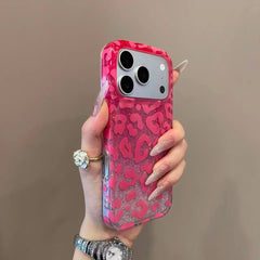 Glitter Leopard Print Case for iPhone | Sparkle TPU Protective Cover