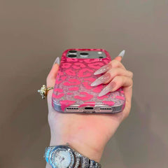 Glitter Leopard Print Case for iPhone | Sparkle TPU Protective Cover