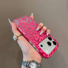 Glitter Leopard Print Case for iPhone | Sparkle TPU Protective Cover
