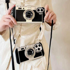 iPhone 16 Series 3D Retro Vintage Camera Case Cover