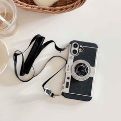 iPhone 16 Series 3D Retro Vintage Camera Case Cover