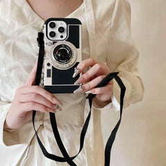 iPhone 16 Series 3D Retro Vintage Camera Case Cover
