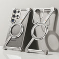 Samsung Galaxy S25 Ultra Z Shape Aluminium Metal Rotating Kickstand Frameless Design