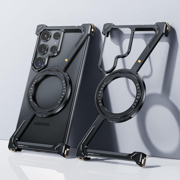 Samsung Galaxy S25 Ultra Z Shape Aluminium Metal Rotating Kickstand Frameless Design