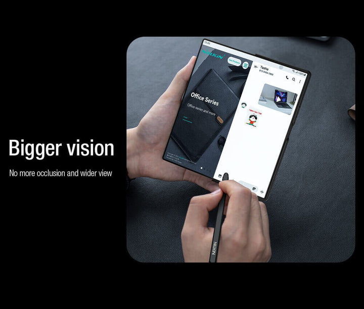 Samsung Galaxy Z Fold 7 Nillkin Qin Pro Leather case for S-PEN version