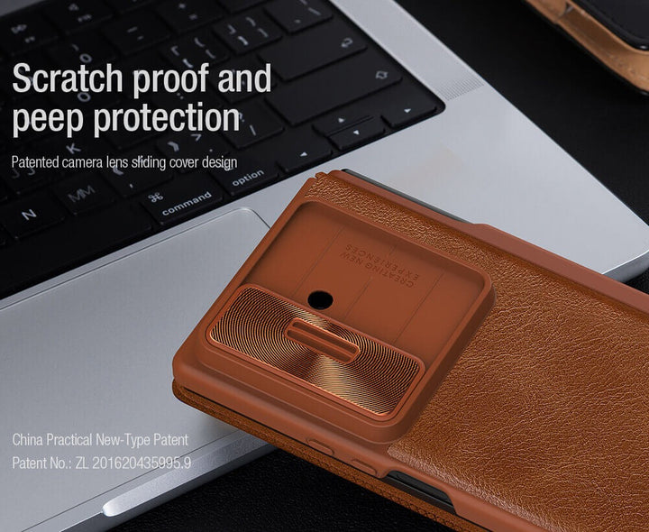Samsung Galaxy Z Fold 7 Nillkin Qin Pro Leather case for S-PEN version