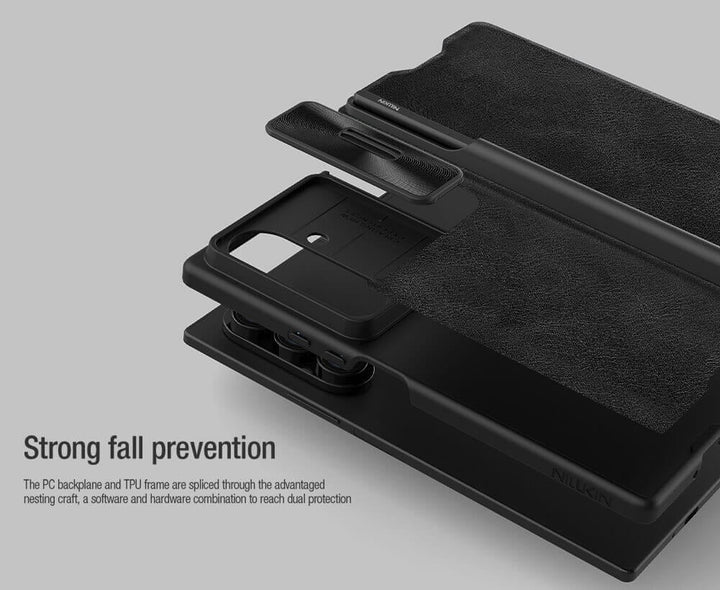 Samsung Galaxy Z Fold 7 Nillkin Qin Pro Leather case for S-PEN version