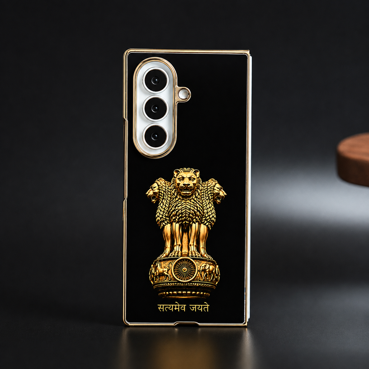 Ashoka Emblem Premium Case Cover For Samsung Galaxy Z Fold Series