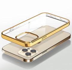 iPhone 16 Series Cristal Clear Chrome Electroplated Bumper Cover