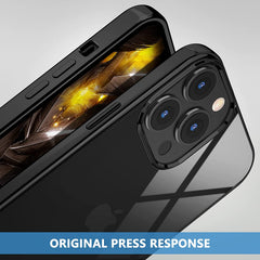 iPhone 16 Series Cristal Clear Chrome Electroplated Bumper Cover