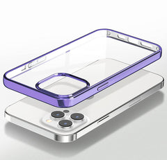 iPhone 16 Series Cristal Clear Chrome Electroplated Bumper Cover