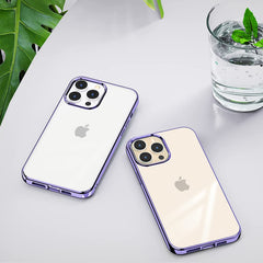 iPhone 16 Series Cristal Clear Chrome Electroplated Bumper Cover