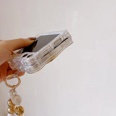 Samsung Galaxy Z Flip 6 Premium Rotation Dollar Bracelet Wristband Chain Phone Case Cover