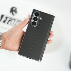Premium Leather Middle Stitch Case for Samsung Galaxy Z Fold 8 Ultra | Slim Protective Cover
