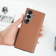 Premium Leather Middle Stitch Case for Samsung Galaxy Z Fold 8 Ultra | Slim Protective Cover