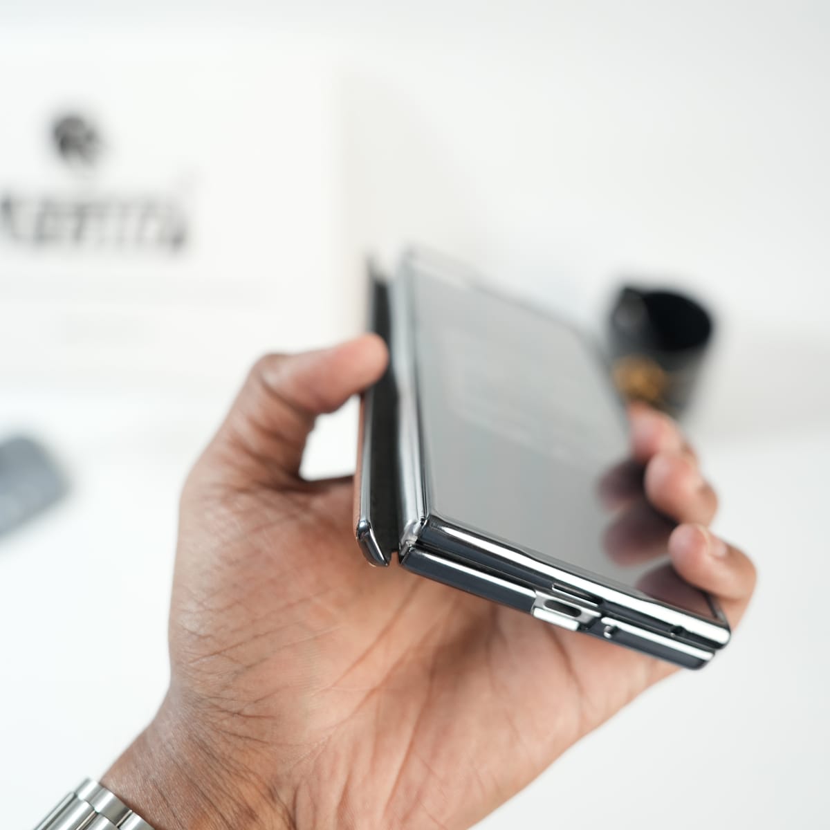 Premium Leather Middle Stitch Case for Samsung Galaxy Z Fold 8 Ultra | Slim Protective Cover