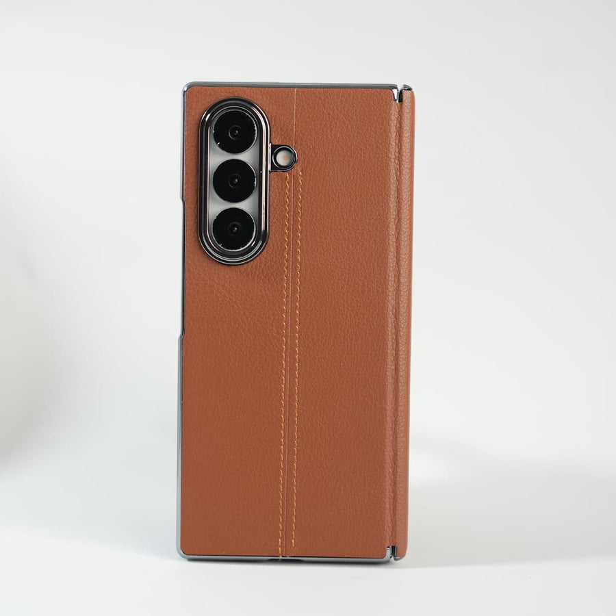 Premium Leather Middle Stitch Case for Samsung Galaxy Z Fold 8 Ultra | Slim Protective Cover