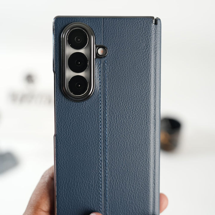 Premium Leather Middle Stitch Case for Samsung Galaxy Z Fold 8 Ultra | Slim Protective Cover