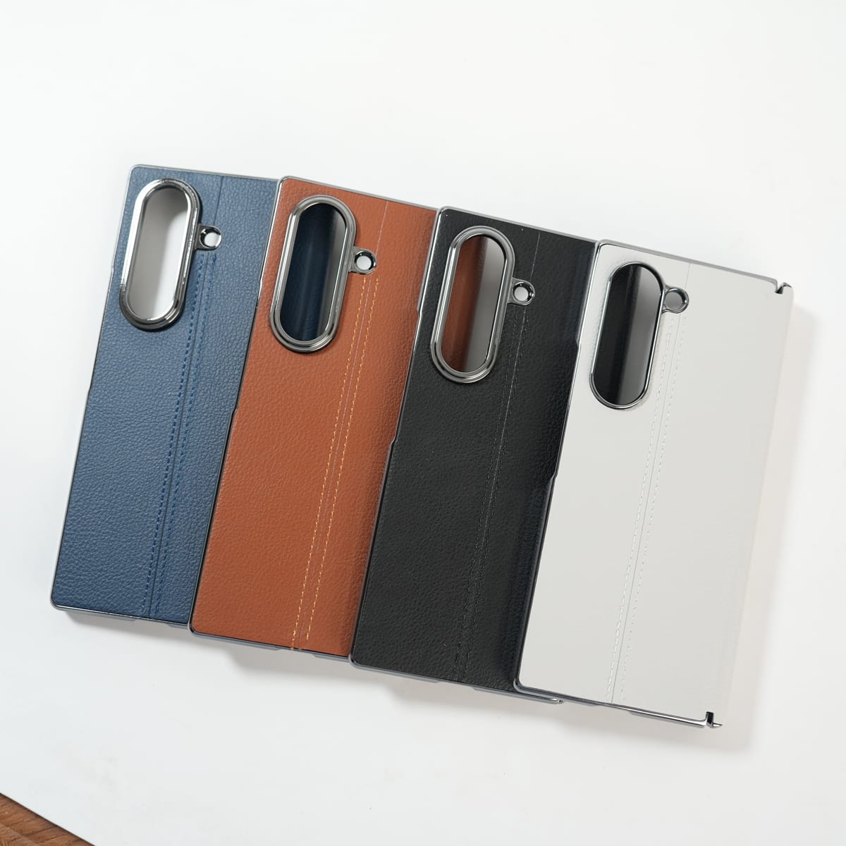 Premium Leather Middle Stitch Case for Samsung Galaxy Z Fold 8 Ultra | Slim Protective Cover