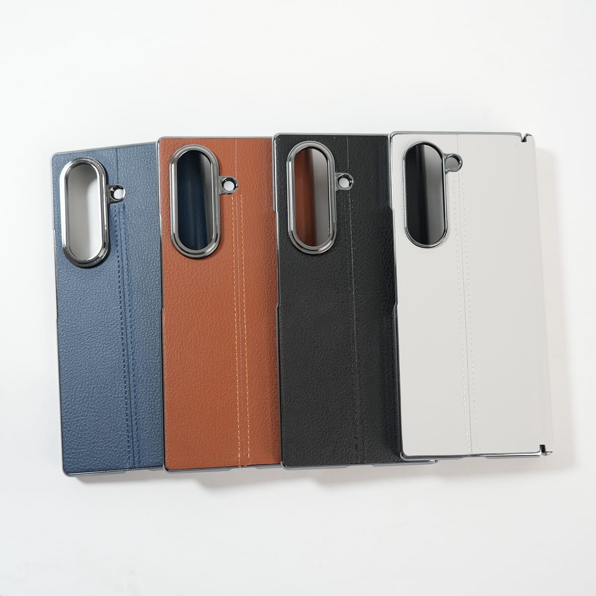 Premium Leather Middle Stitch Case for Samsung Galaxy Z Fold 8 Ultra | Slim Protective Cover