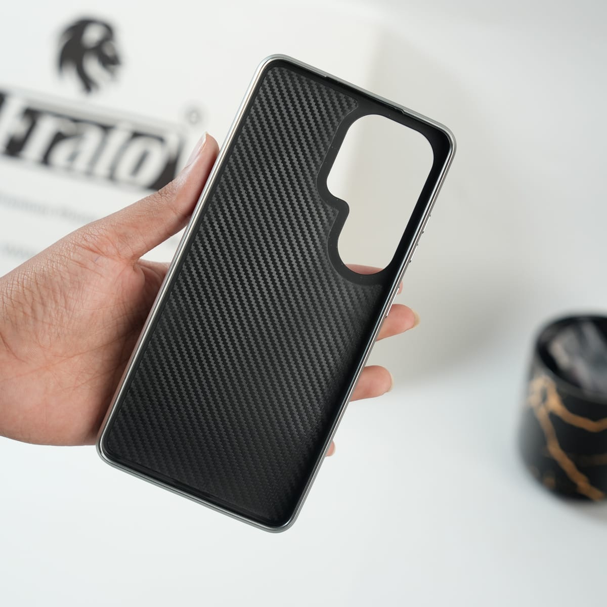 Galaxy Ultra Series Tiger Face Silver Chrome Armor Case