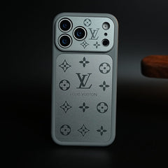 FRATO iPhone 17 Series 17 Pro Max / Gray iPhone 17 Series Premium Monogram Protective Case with Raised Camera Bezel & Slim Fit