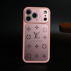 FRATO iPhone 17 Series 17 Pro Max / Pink iPhone 17 Series Premium Monogram Protective Case with Raised Camera Bezel & Slim Fit